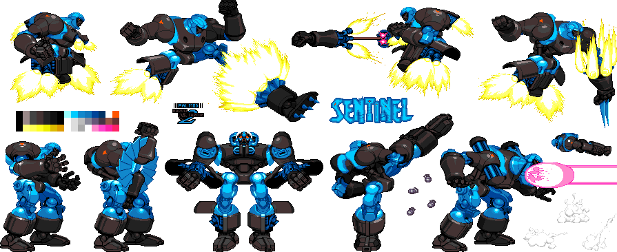Sentinel - blue-black